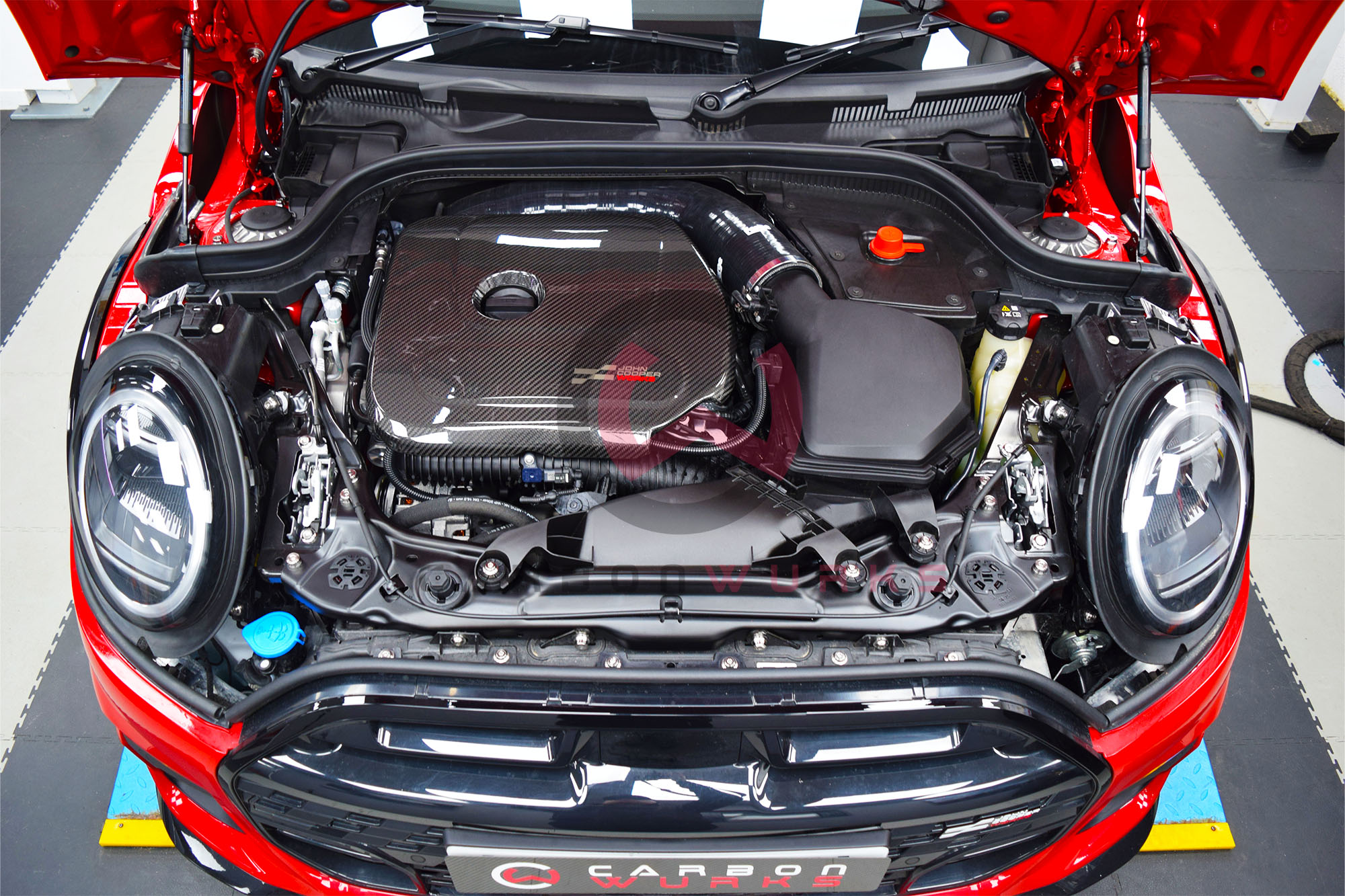 Mini Cooper S JCW F65 F66 F67 Forge Motorsport High Inlet Intake Pipe Resonator Delete Carbonwurks Poole Bournemouth Dorset