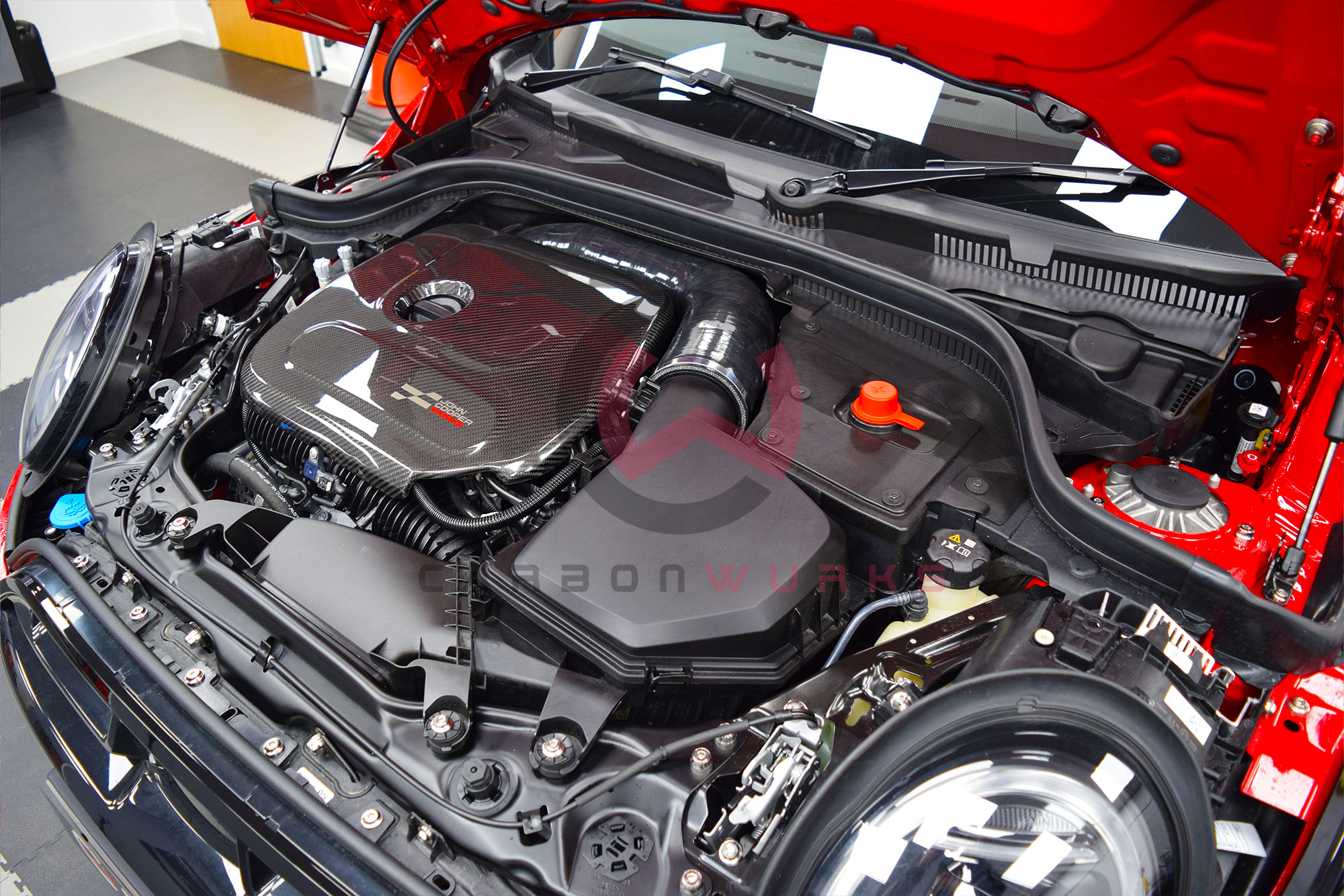 Mini Cooper S JCW F65 F66 F67 Forge Motorsport High Inlet Intake Pipe Resonator Delete Carbonwurks Poole Bournemouth Dorset
