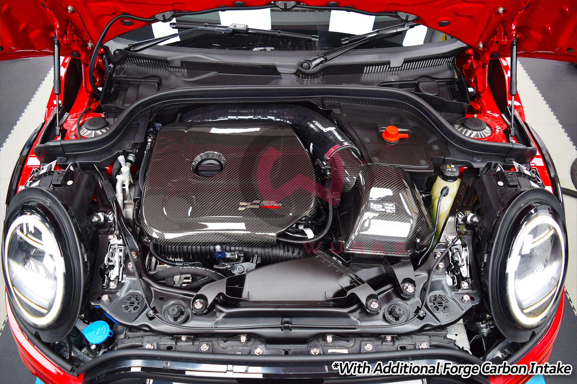 Mini Cooper S JCW F65 F66 F67 Forge Motorsport High Inlet Intake Pipe Resonator Delete Carbonwurks Poole Bournemouth Dorset