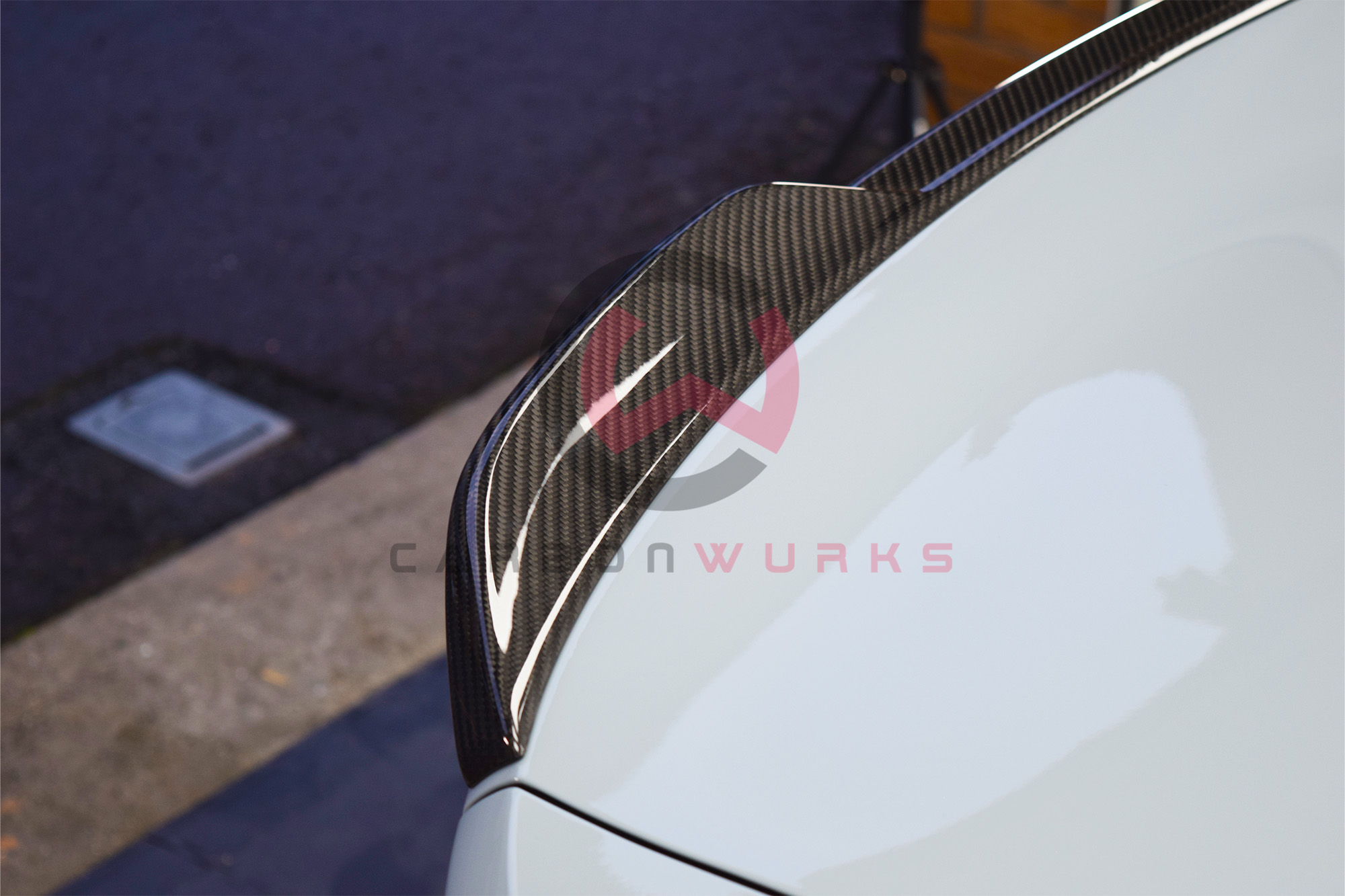 BMW M3 G80 M4 G82 CS Style Carbon Fibre Boot Lip Spoiler Carbonwurks Poole Bournemouth Dorset