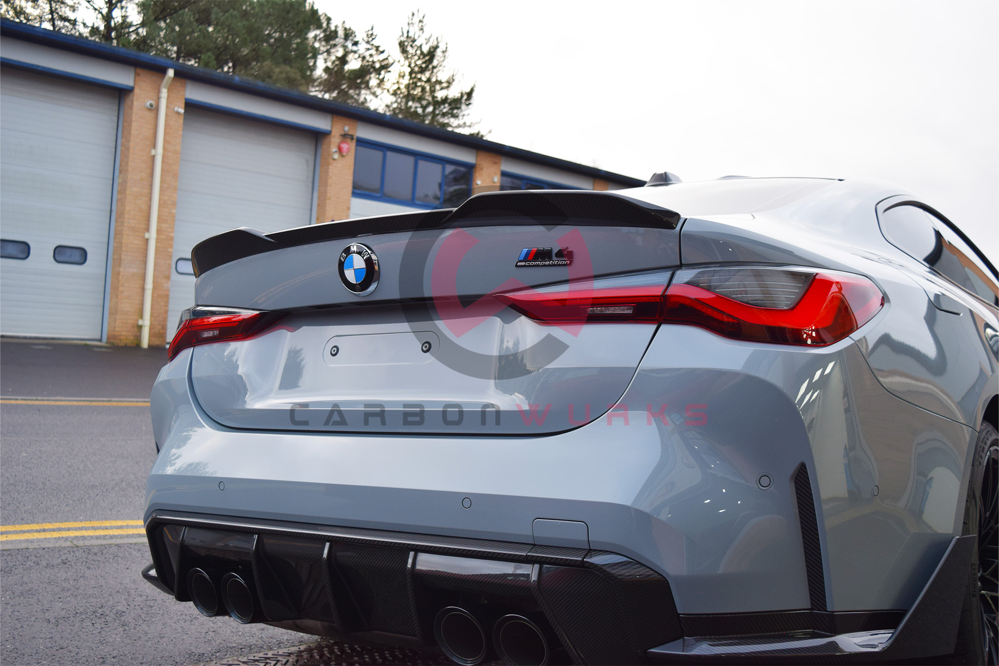 BMW M3 G80 M4 G82 CS Style Carbon Fibre Boot Lip Spoiler Carbonwurks Poole Bournemouth Dorset