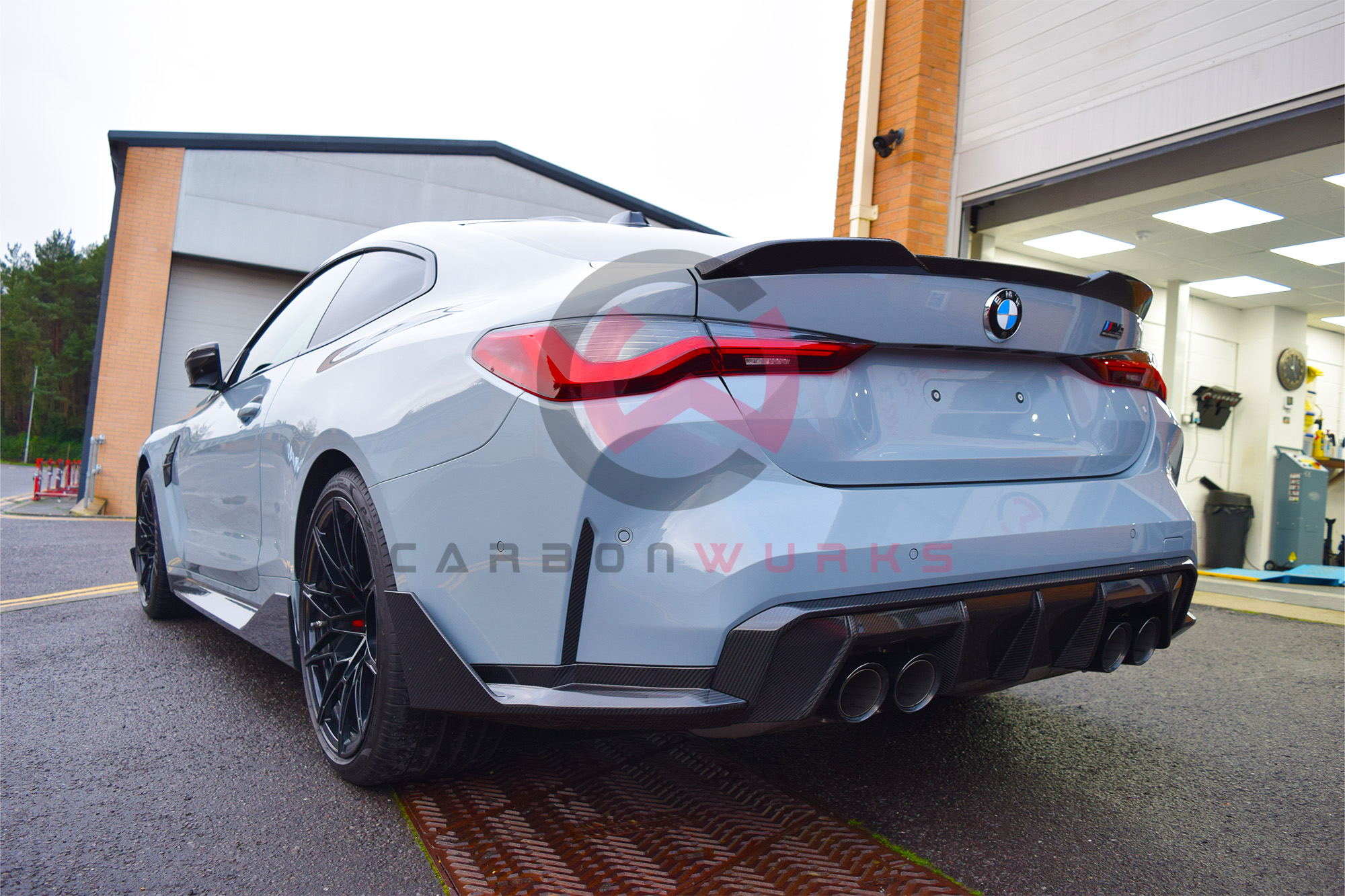 BMW M3 G80 M4 G82 CS Style Carbon Fibre Boot Lip Spoiler Carbonwurks Poole Bournemouth Dorset