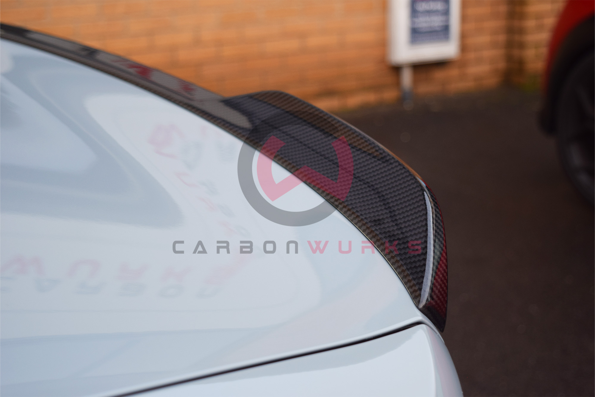 BMW M3 G80 M4 G82 CS Style Carbon Fibre Boot Lip Spoiler Carbonwurks Poole Bournemouth Dorset