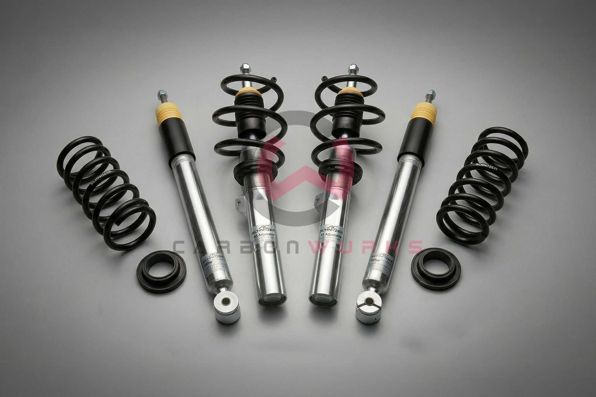 Mini Cooper S JCW F66 AC Schnitzer RS Adjustable Coilover Suspension Upgrade Kit Carbonwurks Poole Bournemouth Dorset