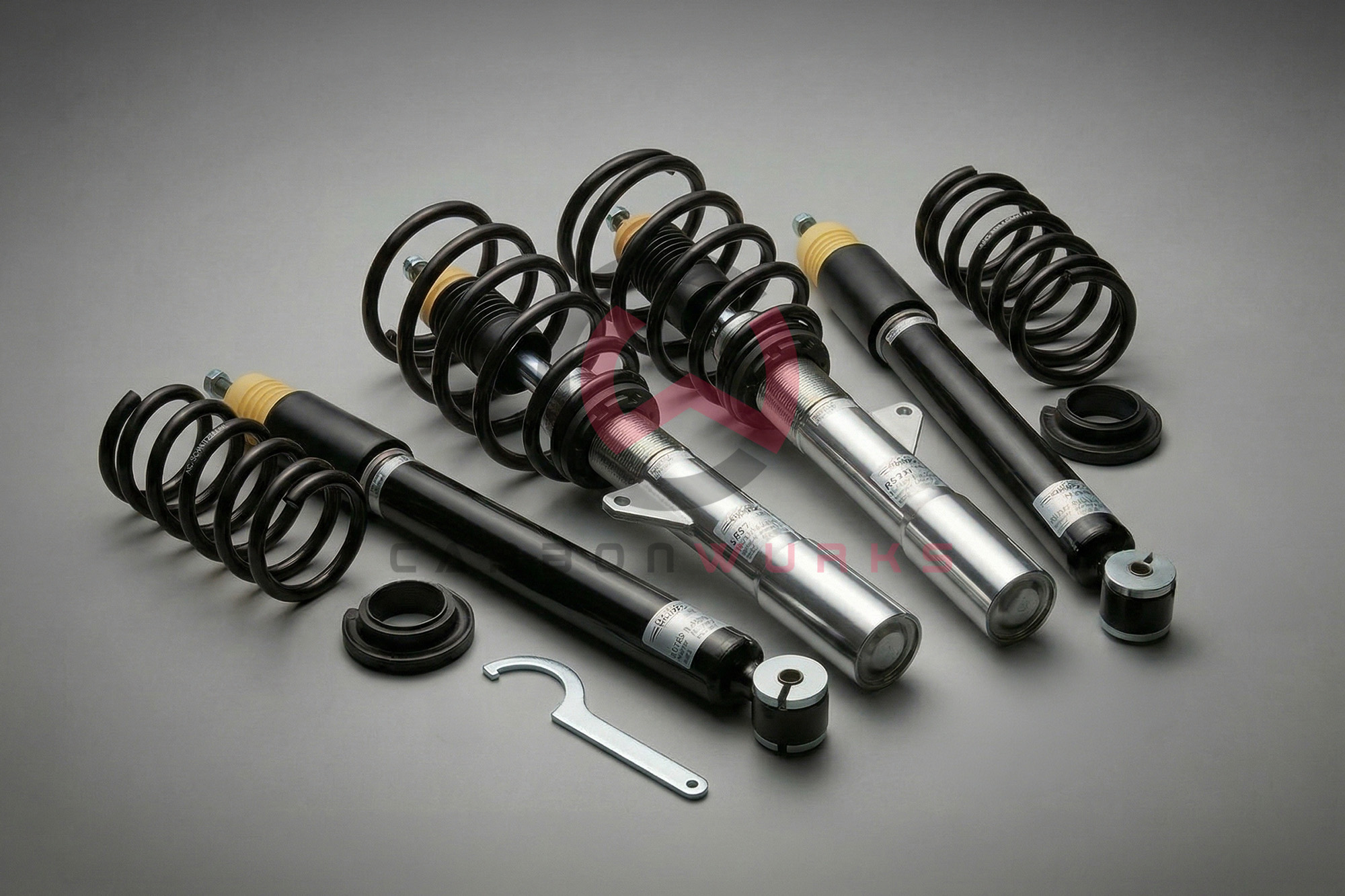 Mini Cooper S JCW F66 AC Schnitzer RS Adjustable Coilover Suspension Upgrade Kit Carbonwurks Poole Bournemouth Dorset