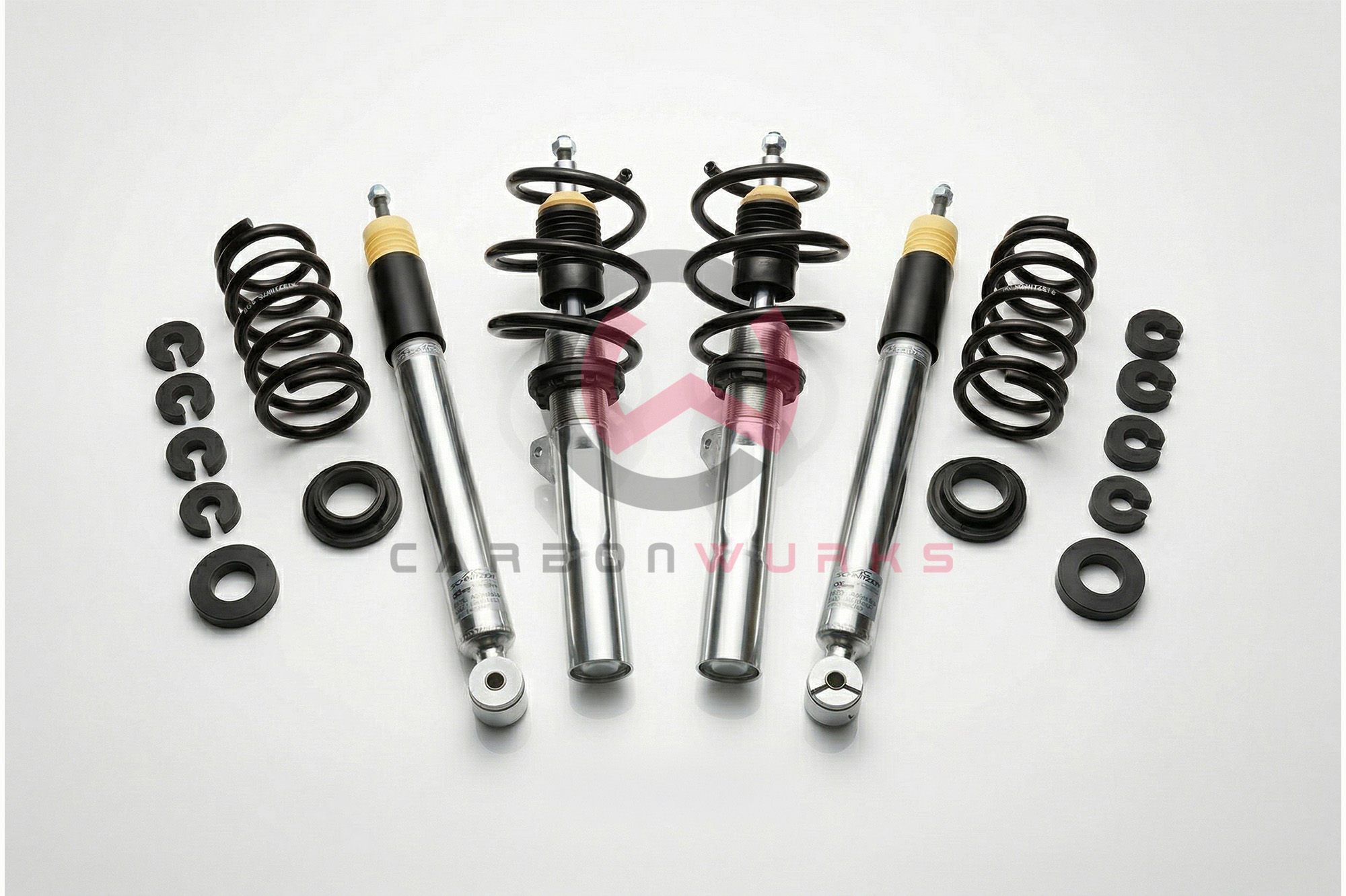 Mini Cooper S JCW F66 AC Schnitzer RS Adjustable Coilover Suspension Upgrade Kit Carbonwurks Poole Bournemouth Dorset