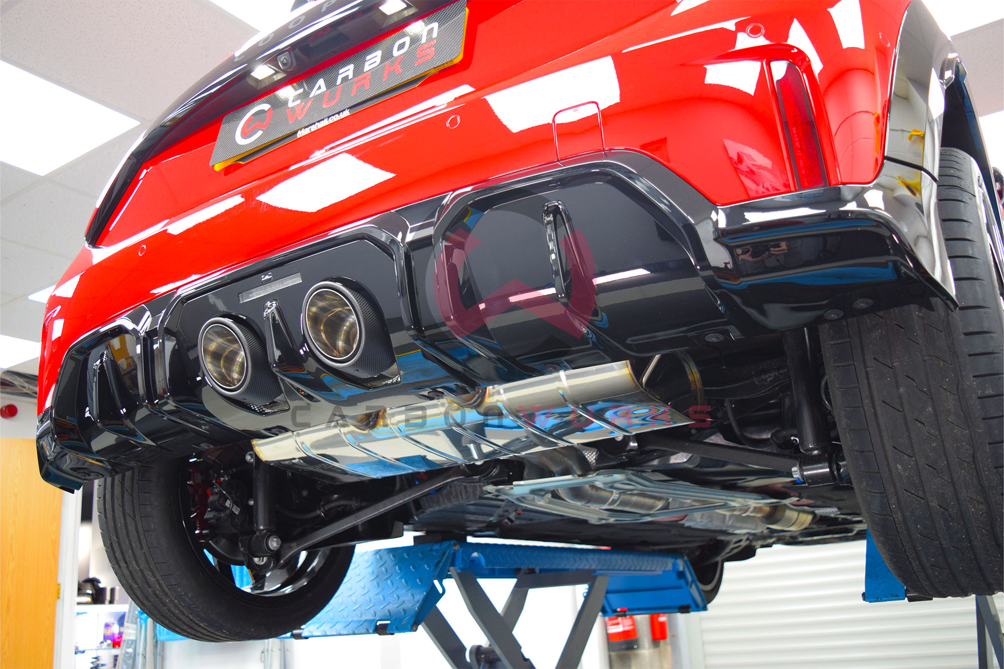 Mini Cooper S JCW F66 AC Schnitzer Exhaust System Carbonwurks Poole Bournemouth Dorset