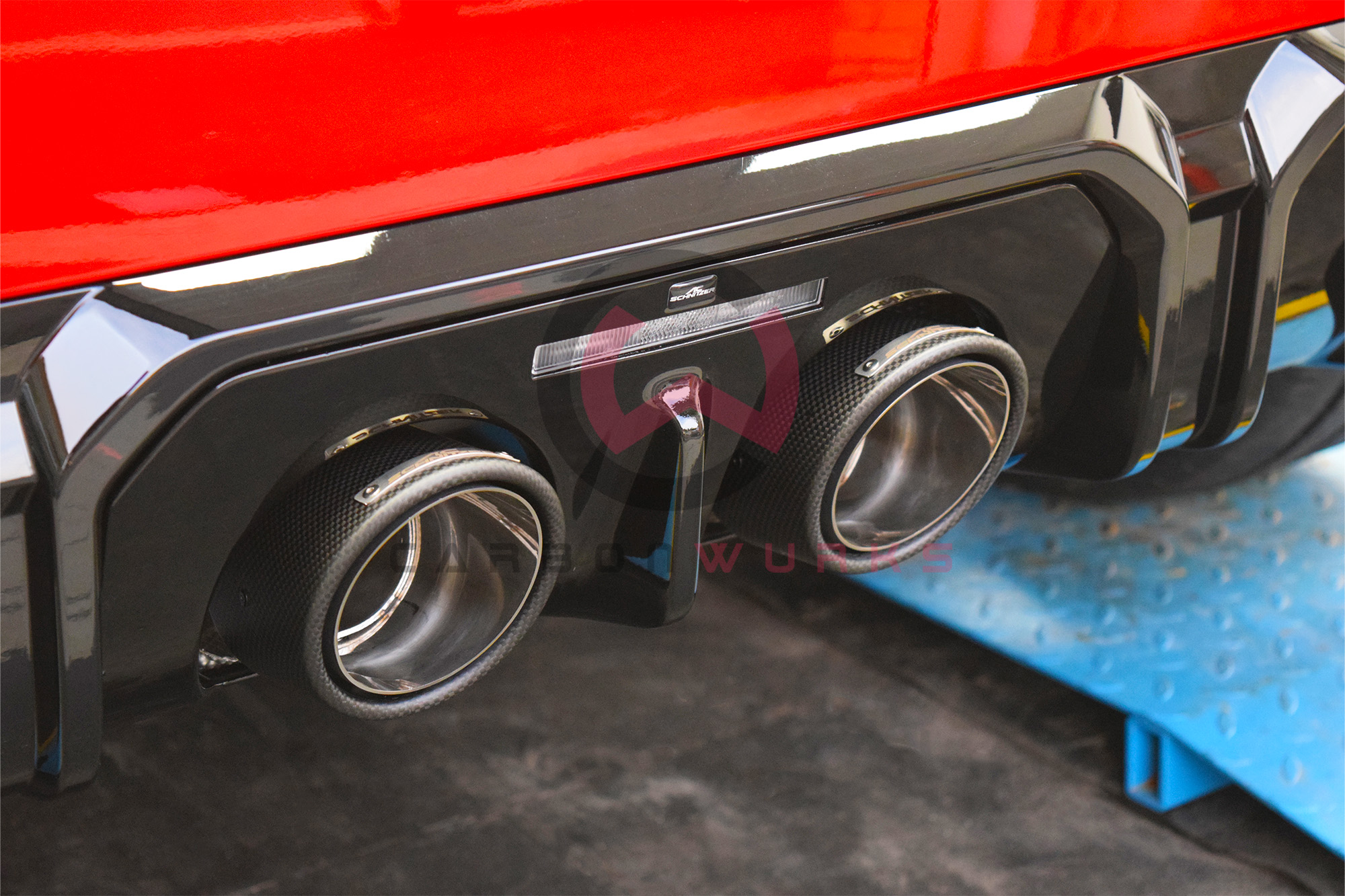 Mini Cooper S JCW F66 AC Schnitzer Exhaust System Carbonwurks Poole Bournemouth Dorset