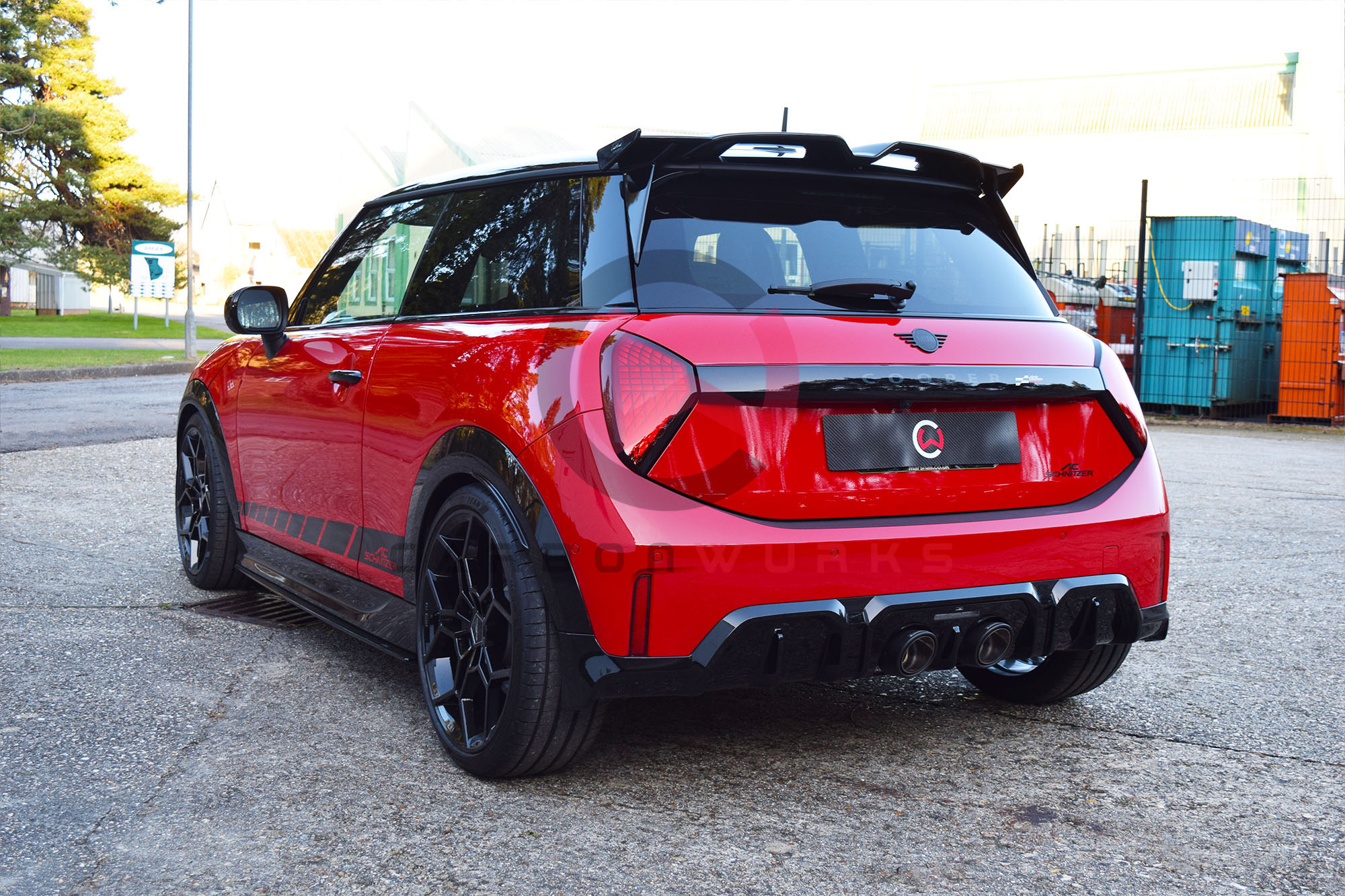 Mini Cooper S JCW F66 AC Schnitzer Exhaust System Carbonwurks Poole Bournemouth Dorset