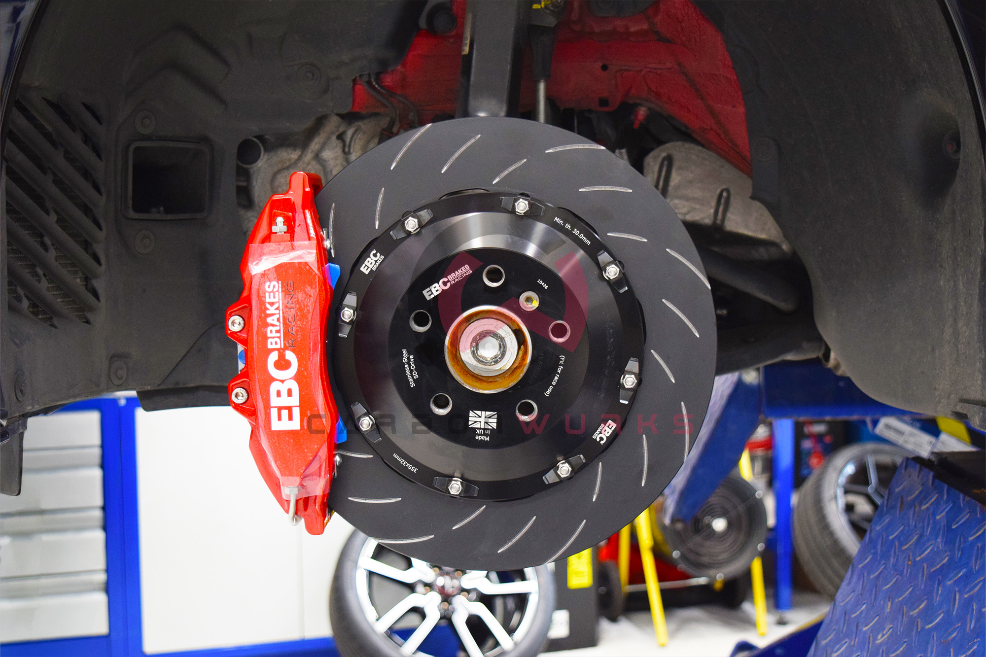 Mini Cooper S JCW F66 F65 EBC Brakes Apollo Big Brake Kit Carbonwurks Poole Bournemouth Dorset