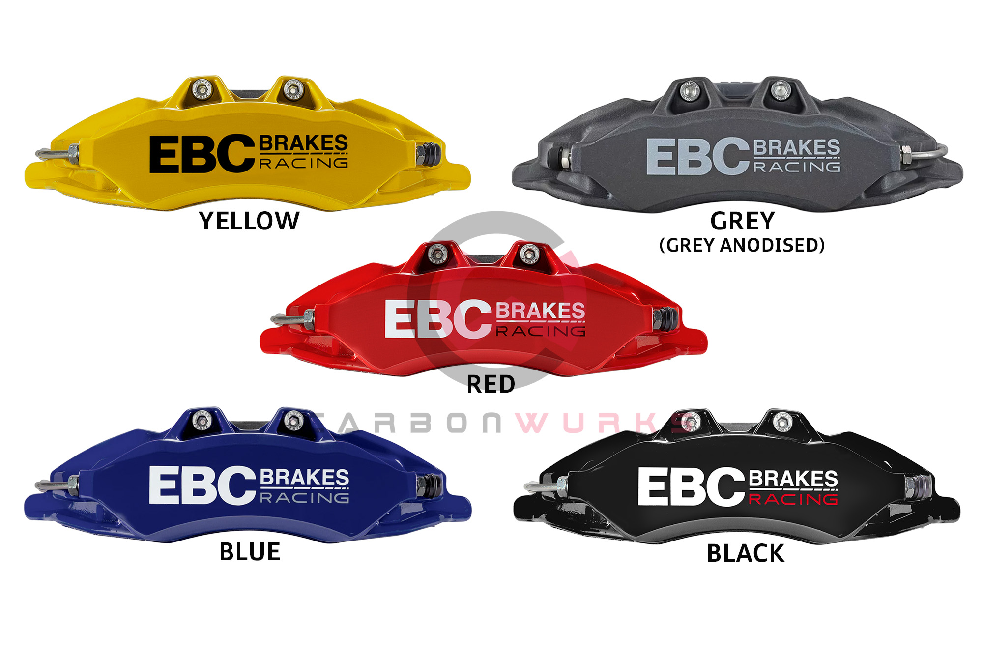 Mini Cooper S JCW F66 F65 EBC Brakes Apollo Big Brake Kit Colours Carbonwurks Poole Bournemouth Dorset
