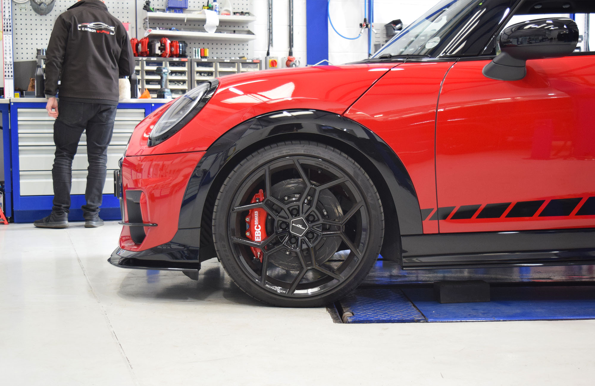 Mini Cooper S JCW F66 F65 EBC Brakes Apollo Big Brake Kit Carbonwurks Poole Bournemouth Dorset