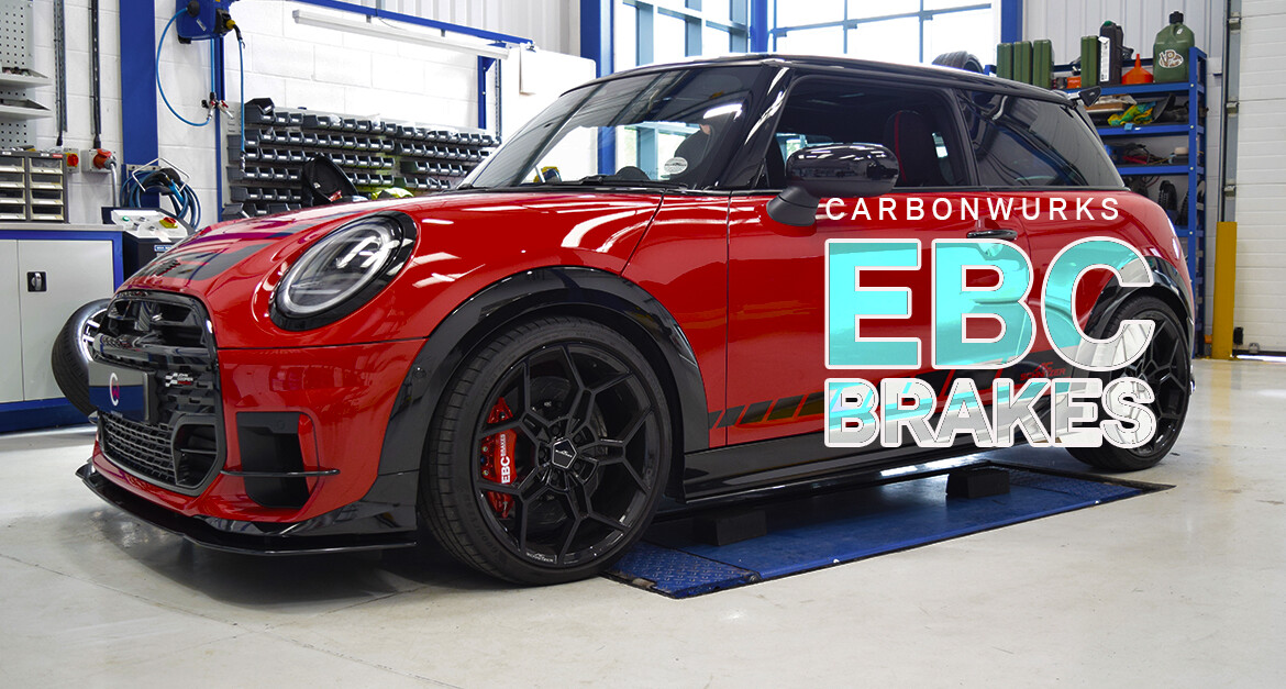 Mini Cooper S JCW F66 F65 EBC Brakes Apollo Big Brake Kit Carbonwurks Poole Bournemouth Dorset