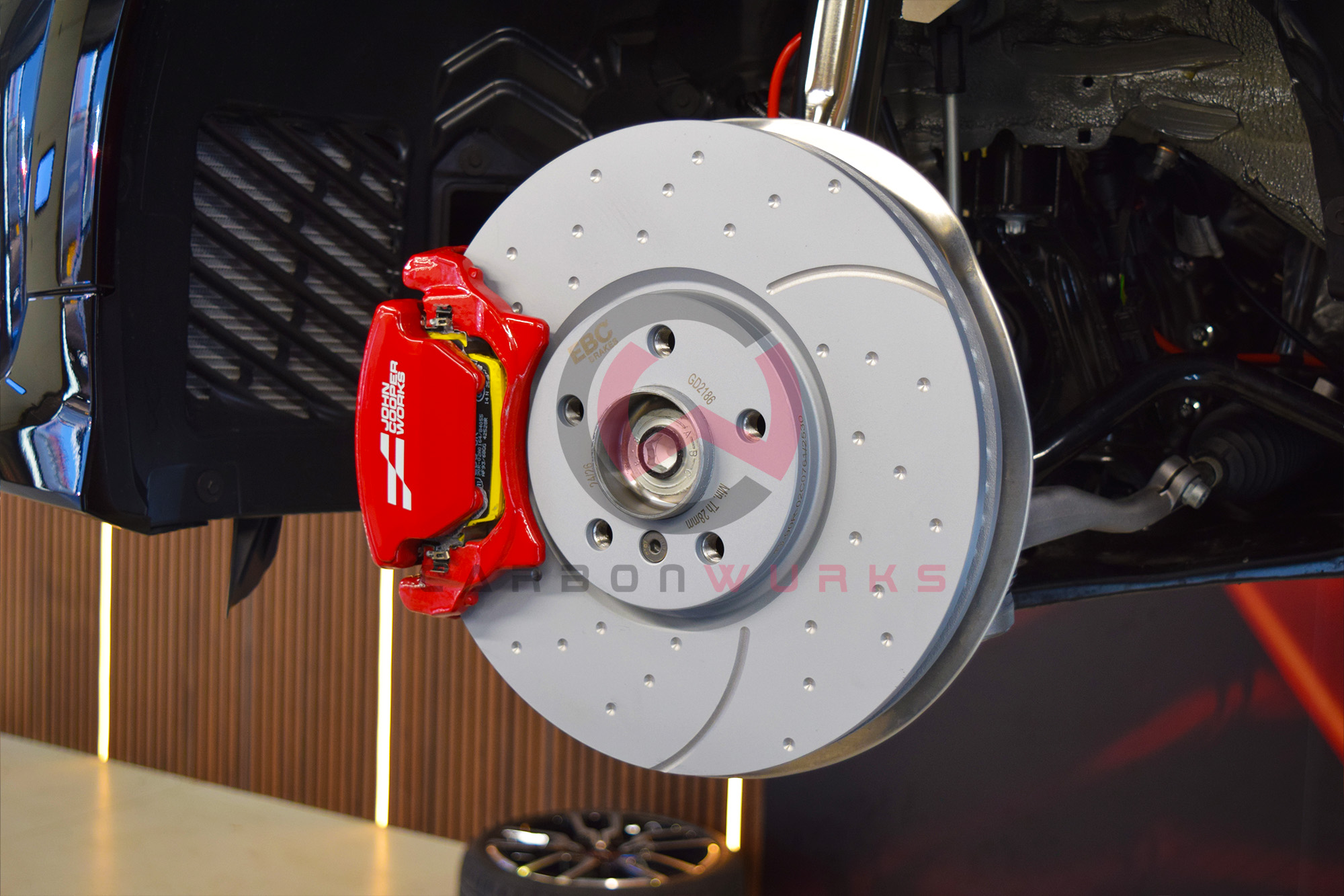 Mini Cooper S JCW F66 EBC Complete Front & Rear Performance Brake Kit Upgrade Carbonwurks Poole Bournemouth Dorset