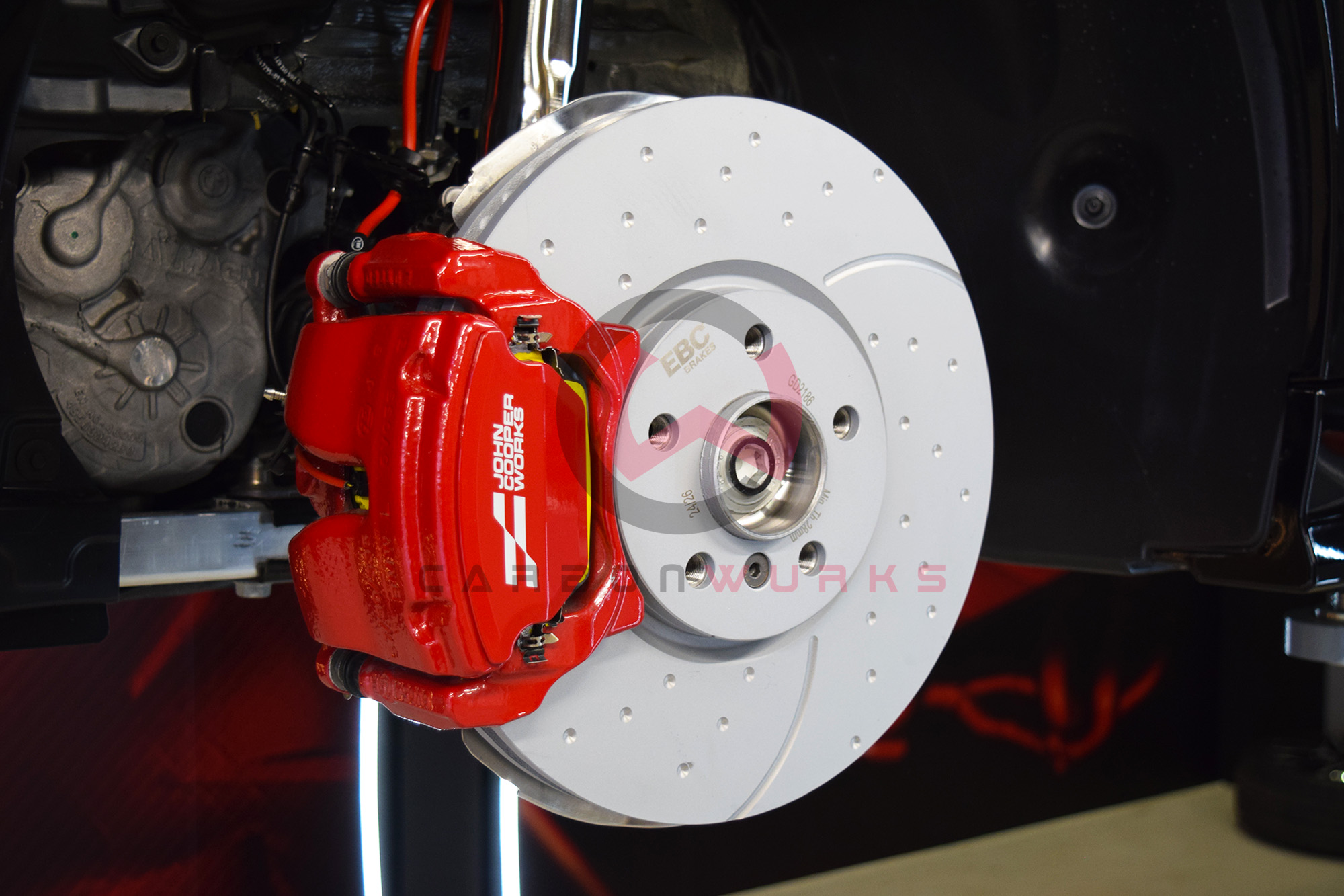 Mini Cooper S JCW F66 EBC Complete Front & Rear Performance Brake Kit Upgrade Carbonwurks Poole Bournemouth Dorset