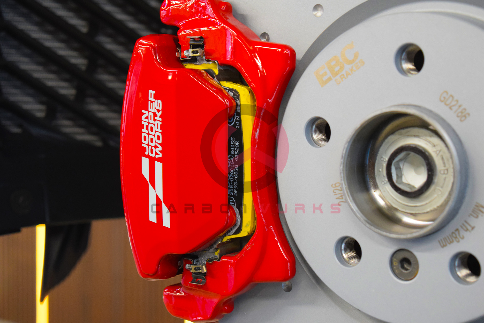Mini Cooper S JCW F66 EBC Complete Front & Rear Performance Brake Kit Upgrade Carbonwurks Poole Bournemouth Dorset