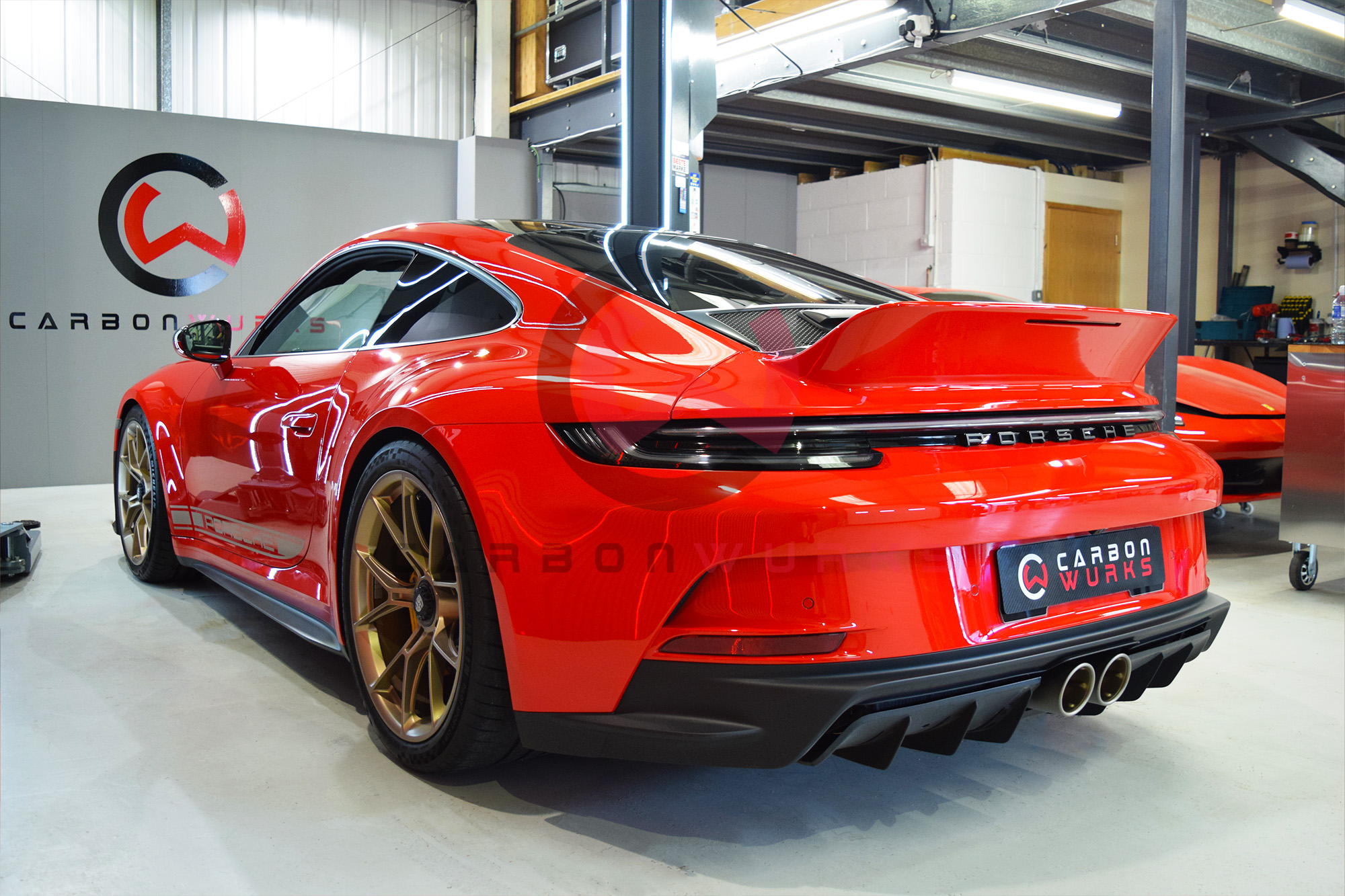 Dissident Automotive Porsche GT3 Touring (992) Coupe Carbon Fibre Fixed Ducktail Spoiler
