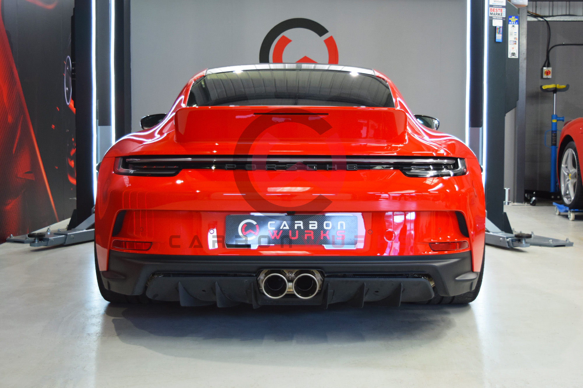 Dissident Automotive Porsche GT3 Touring (992) Coupe Carbon Fibre Fixed Ducktail Spoiler