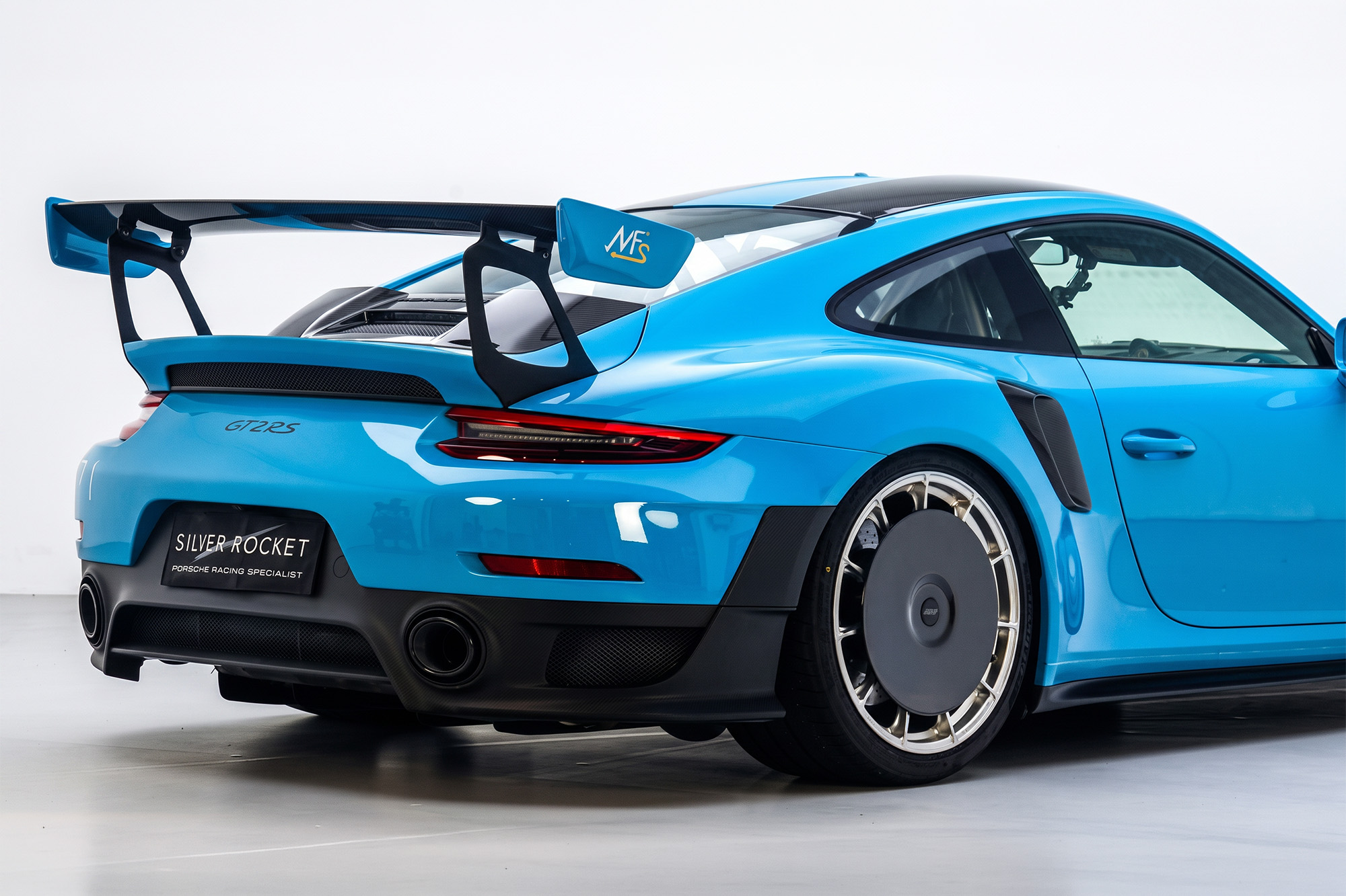 Porsche 991 992 Silver Rocket Rear Carbon Fibre Aerodisc Kit Carbonwurks Poole Bournemouth Dorset