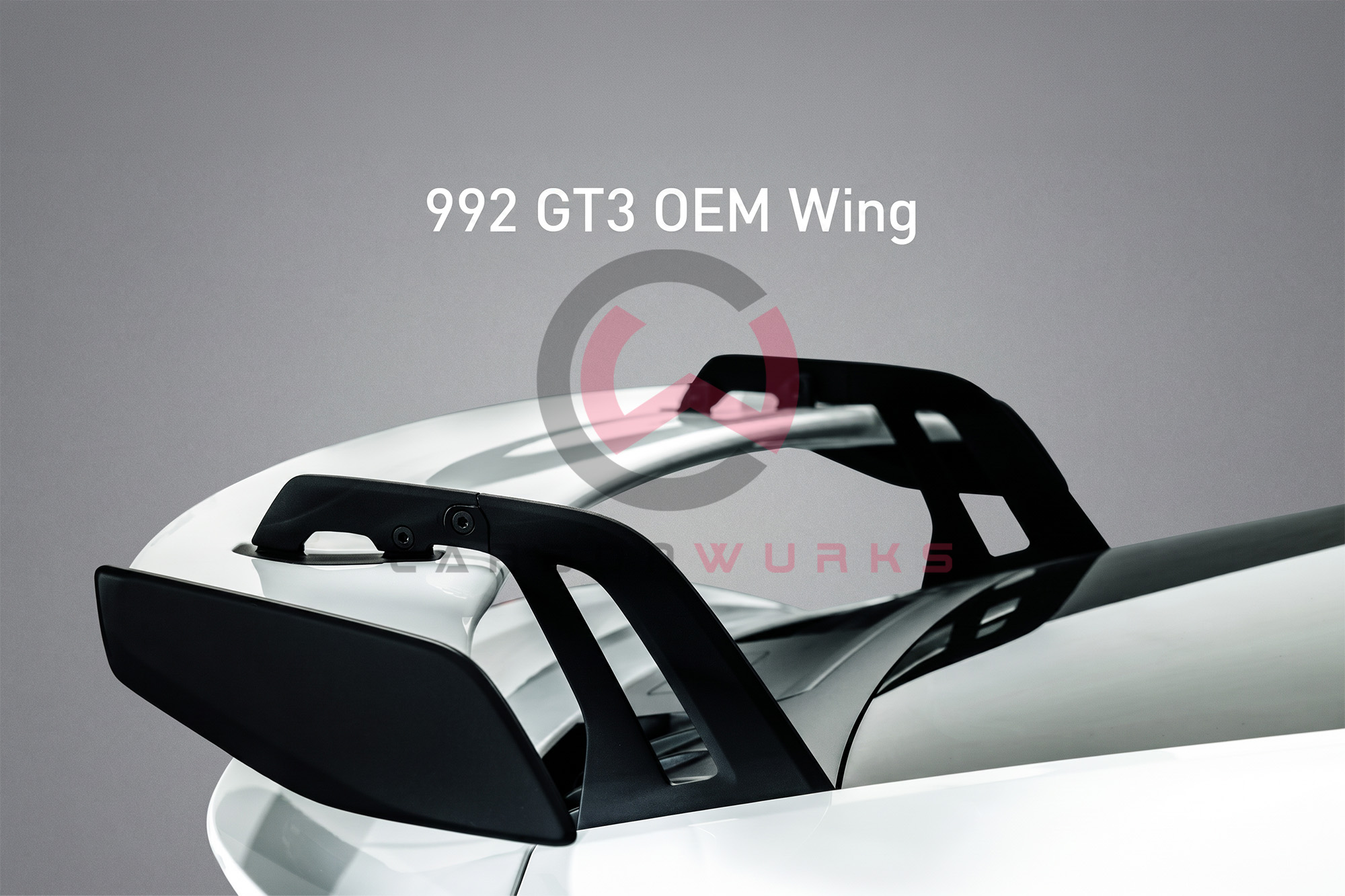 Porsche GT3 992 Silver Rocket Rear Wing Riser Kit Carbonwurks Poole Bournemouth Dorset