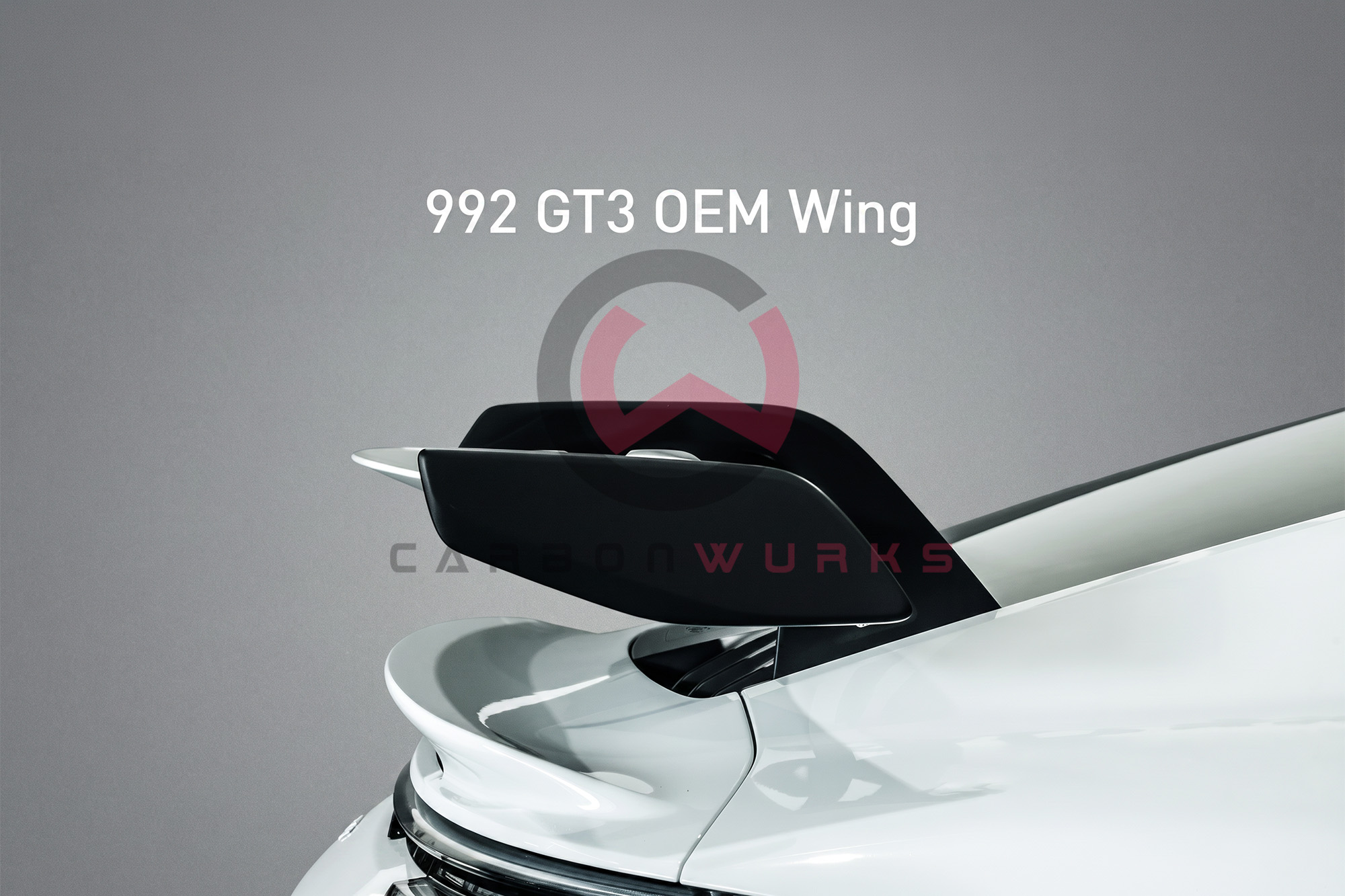 Porsche GT3 992 Silver Rocket Rear Wing Riser Kit Carbonwurks Poole Bournemouth Dorset