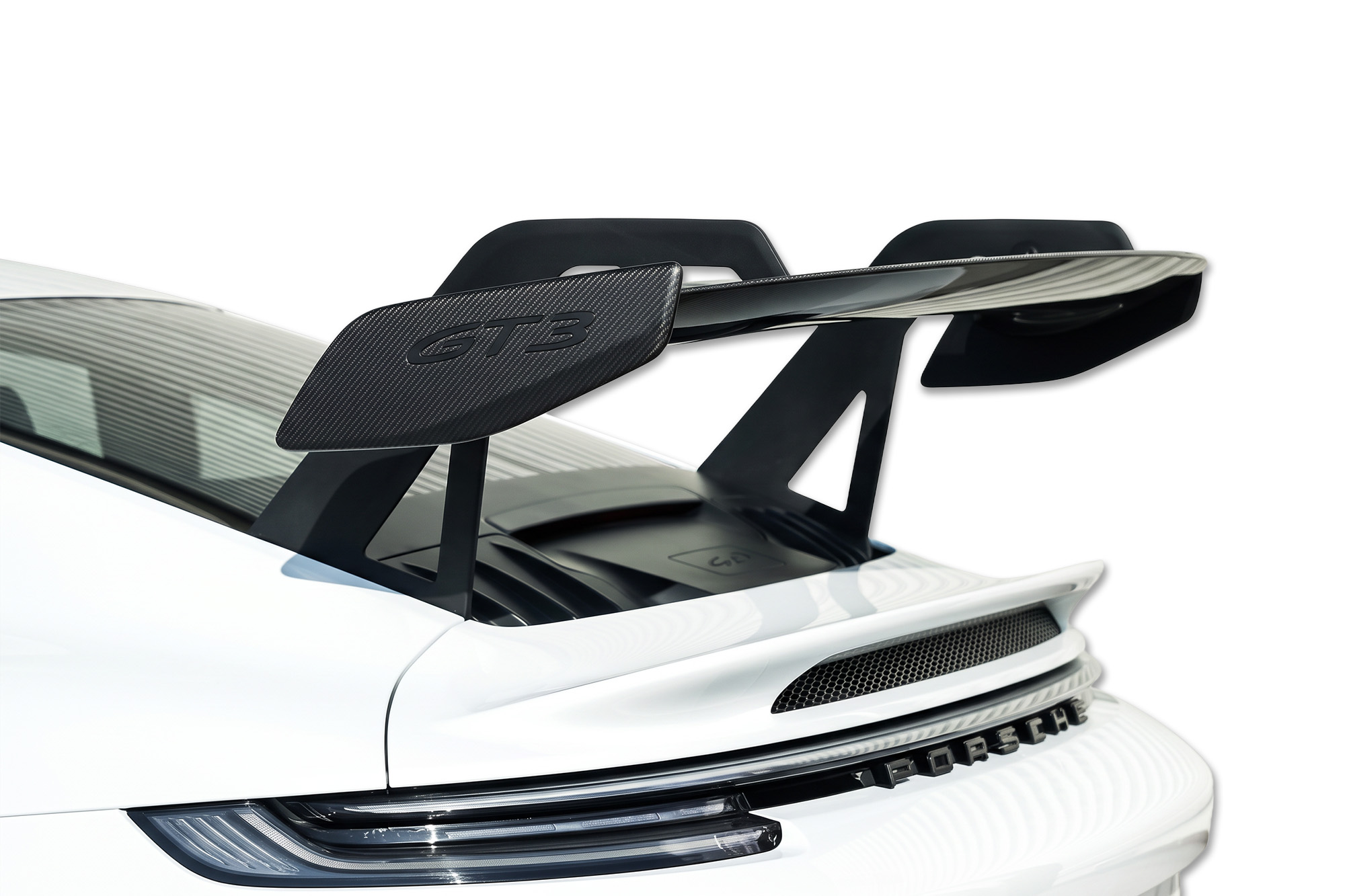 Porsche GT3 992 Silver Rocket Rear Wing Riser Kit Carbonwurks Poole Bournemouth Dorset