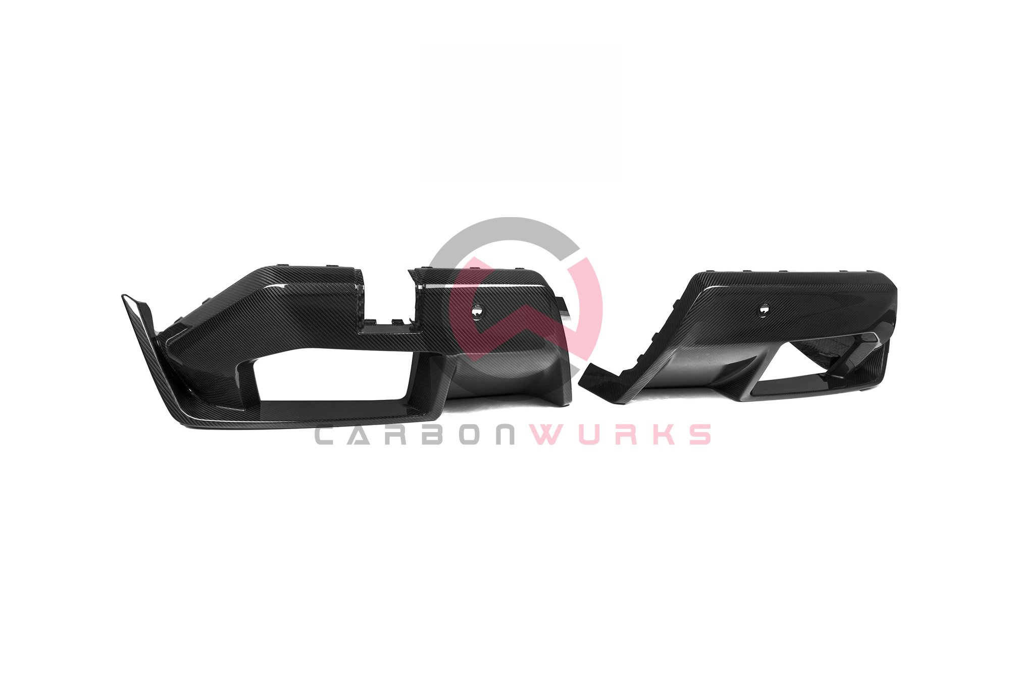 BMW M5 G90 G99 M Performance Carbon Fibre Rear Diffuser Carbonwurks Poole Bournemouth Dorset