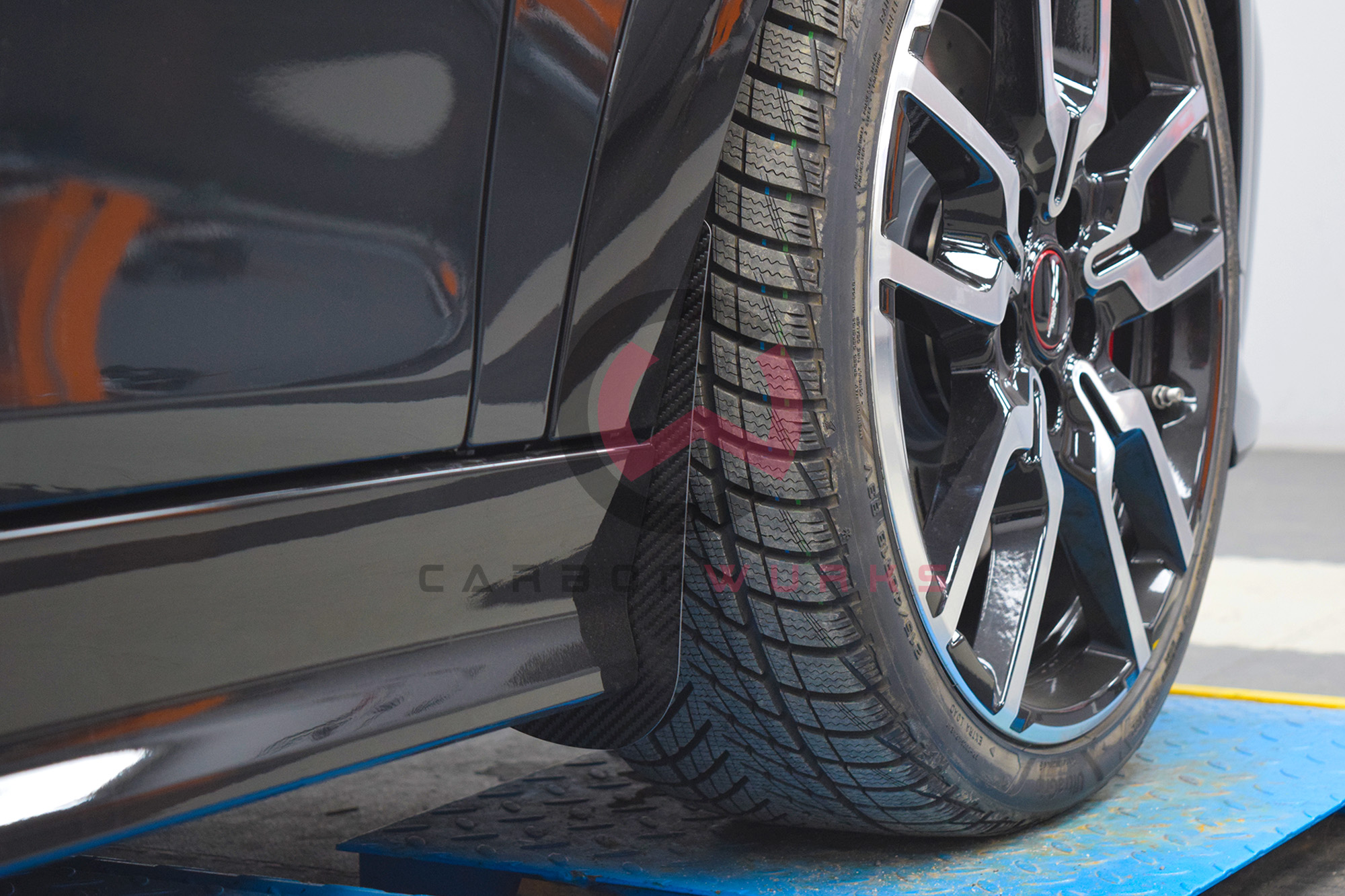 Mini Cooper S JCW F65 F66 F67 Carbon Fibre Arch Guard Trim Carbonwurks Poole Bournemouth Dorset
