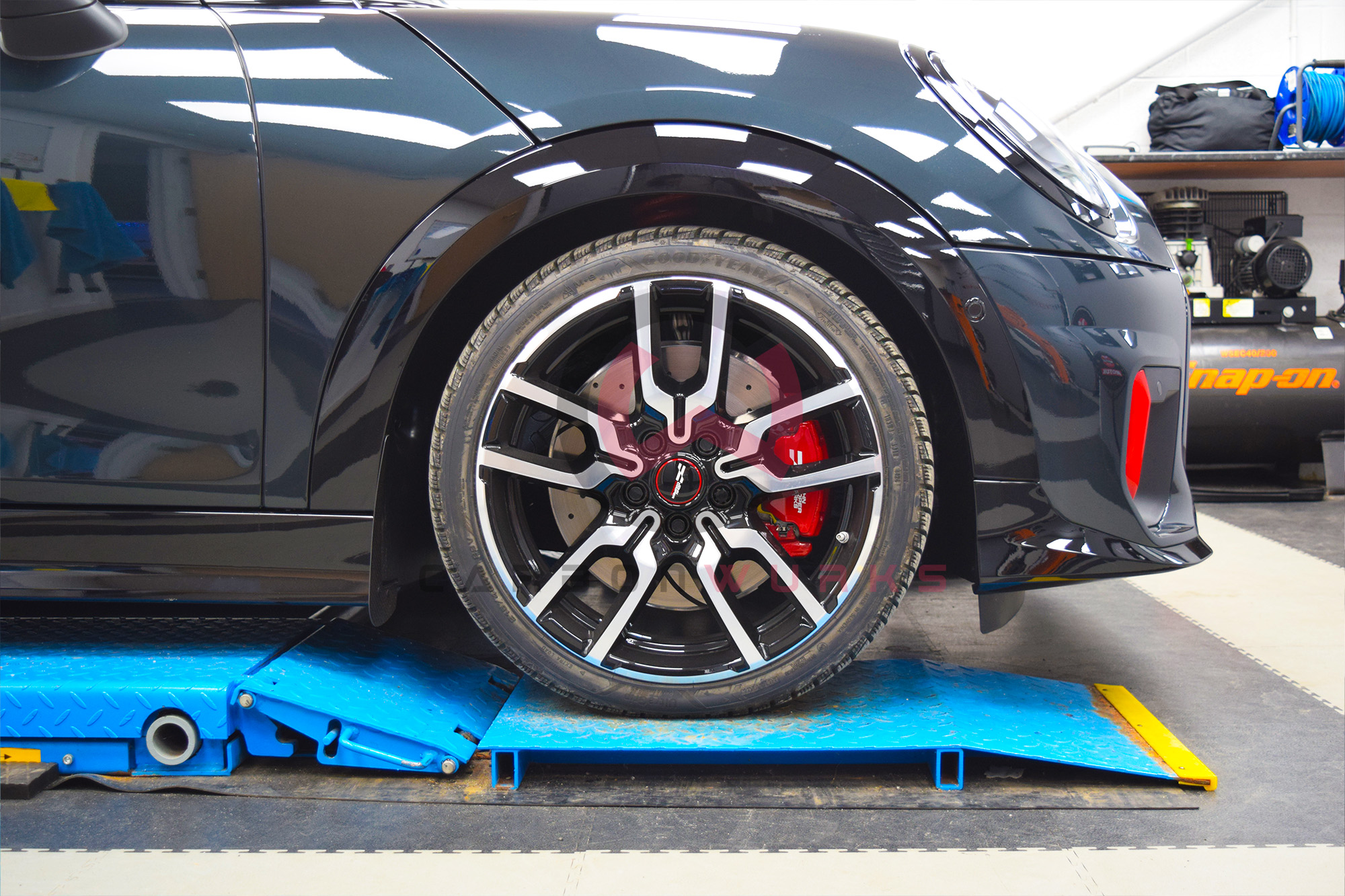 Mini Cooper S JCW F65 F66 F67 Carbon Fibre Arch Guard Trim Carbonwurks Poole Bournemouth Dorset