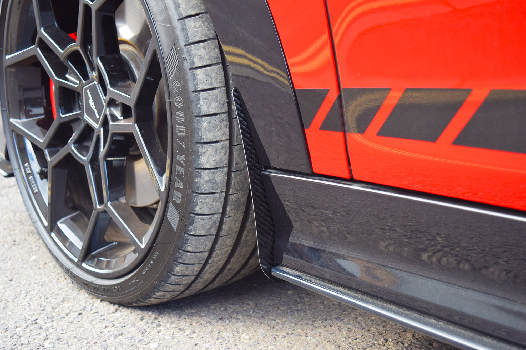 Mini Cooper S JCW F65 F66 F67 Carbon Fibre Arch Guard Trim Carbonwurks Poole Bournemouth Dorset