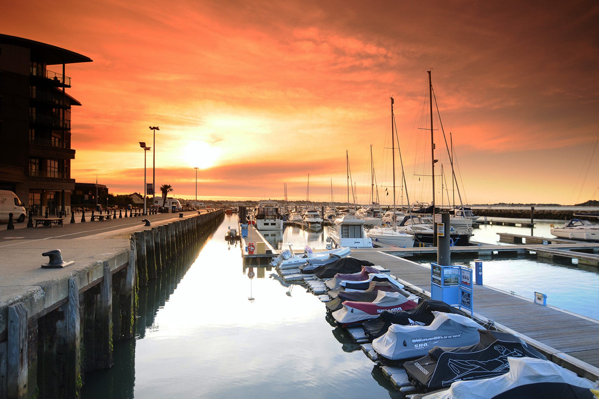Poole Quay at Sunset