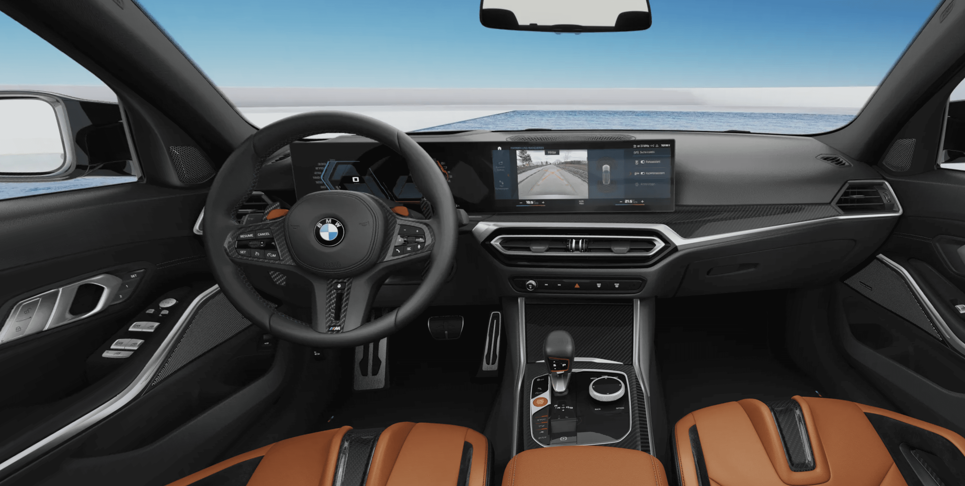 BMW M3 G81 Touring Interior - Kyalami Orange